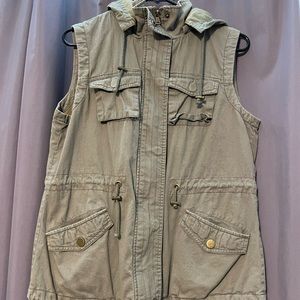 EUC Olive Utility Vest